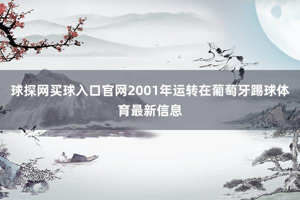 球探网买球入口官网2001年运转在葡萄牙踢球体育最新信息