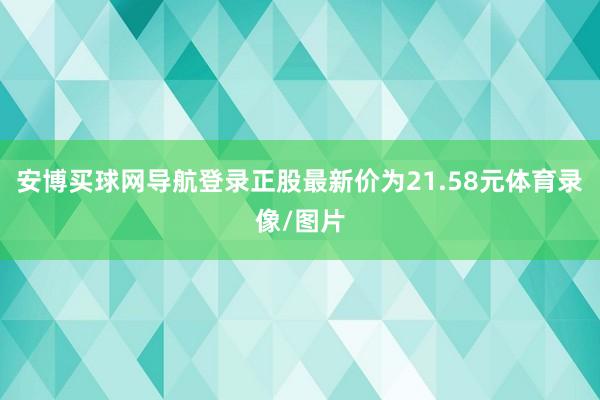 安博买球网导航登录正股最新价为21.58元体育录像/图片